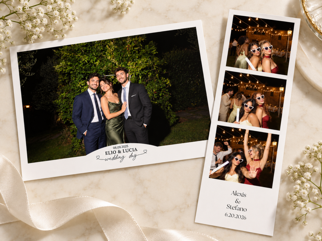 Stampe fotografiche personalizzate per matrimonio